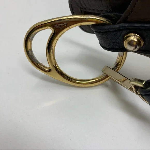 Gucci Biba Studded GG Canvas Hobo Shoulder Bag - Picture 5 of 9